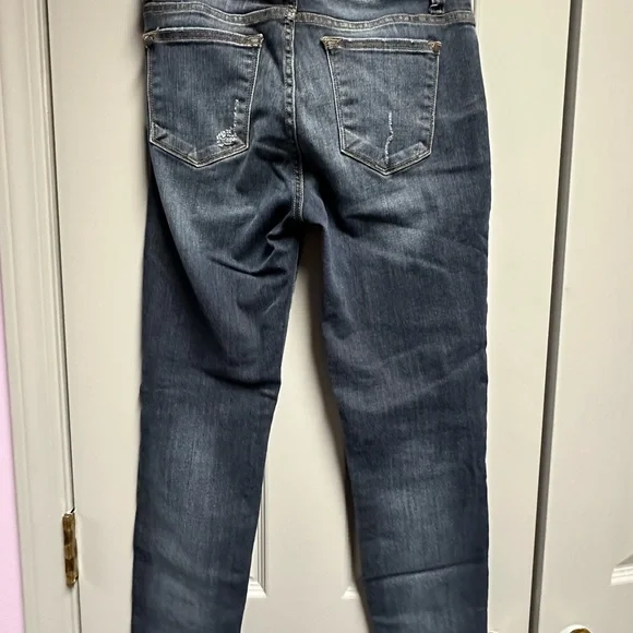 Judy Blue Dark Wash Straight Leg Jeans - Picture 3 of 3